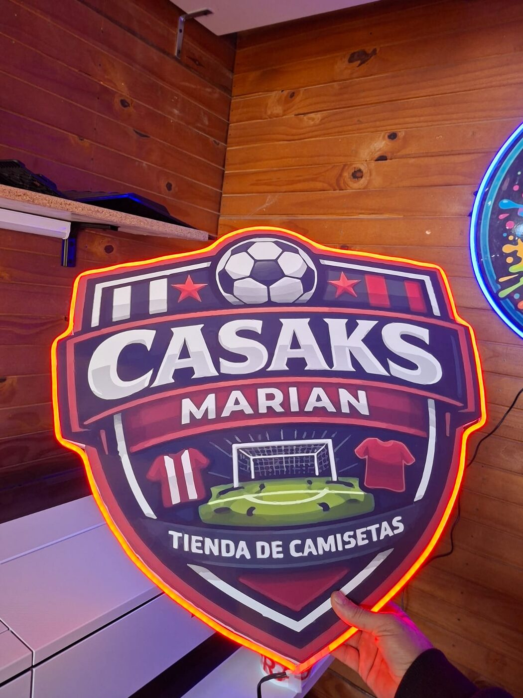 Cartel Casaks Marian, tienda de camisetas