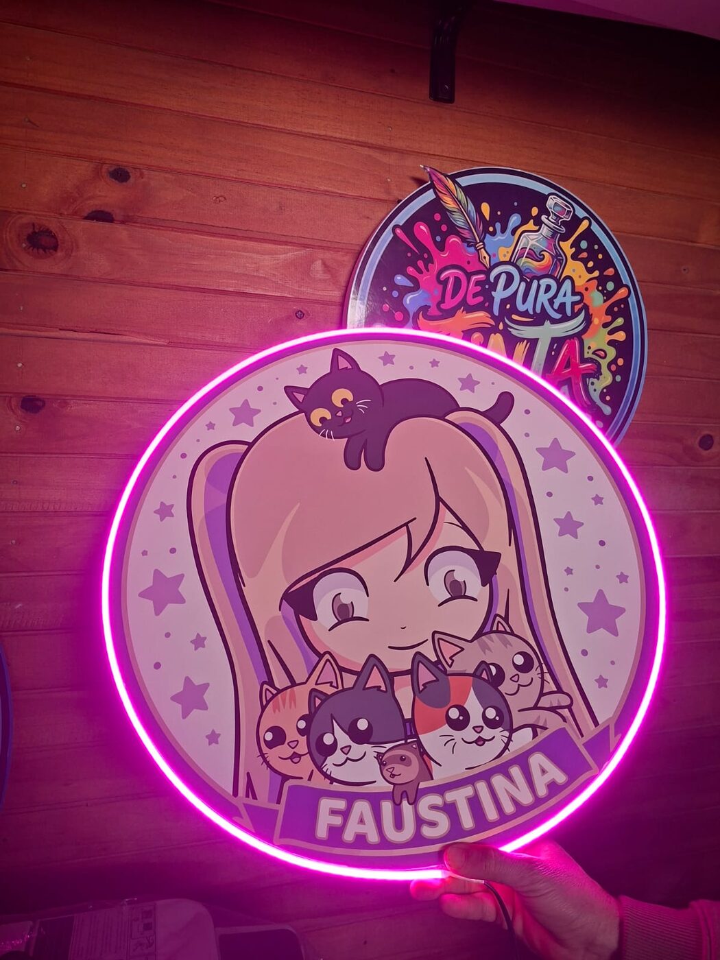 Cartel personalizado de regalo Faustina