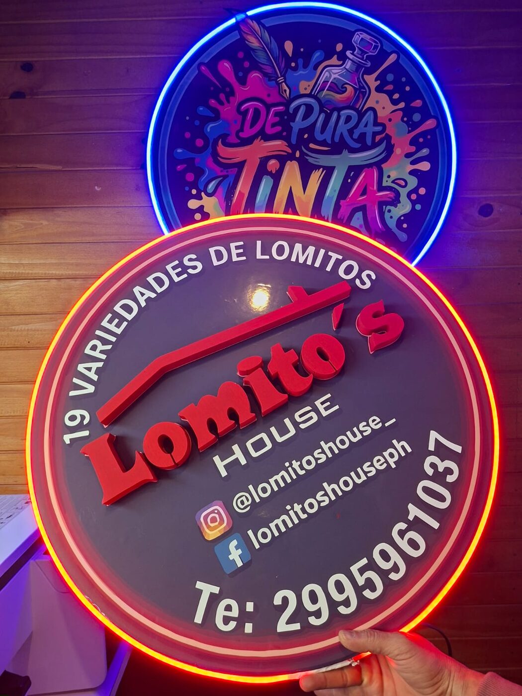 Cartel circular Lomito's House